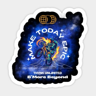 MAKE TODAY EPIC SET DESIGN Sticker